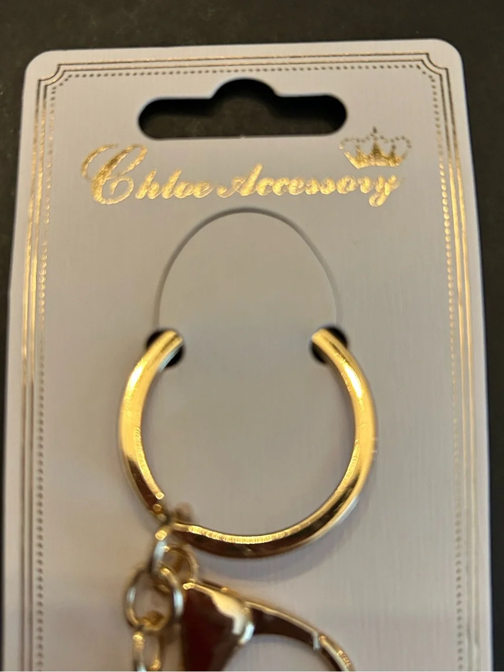 Gold-Tone Cherry 🍒 Bag Charm Keychain with Red Cherries and Green Leaves NWT